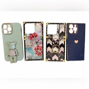 Four IPhone 14 Pro Max Cellphone Cases